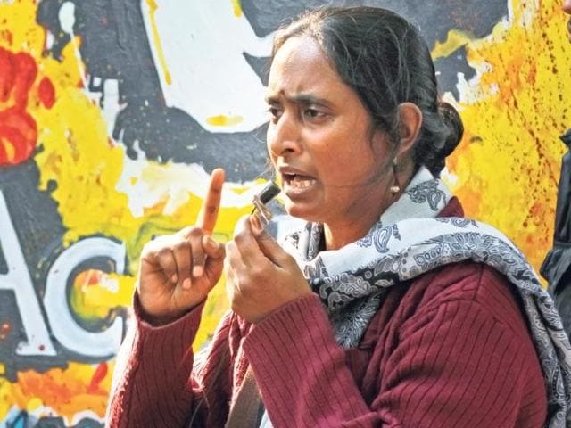 File photo of CPI(ML) Polit Boreau member Kavita Krishnan.(File Photo) File photo of CPI(ML) Polit Boreau member Kavita Krishnan.(File Photo)