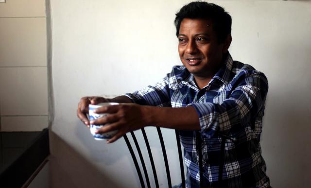 Filmmaker Onir feels we are still away from bringing a drastic change in Bollywood regarding the portrayal of homosexuals. (Puneet Chandhok/ht)