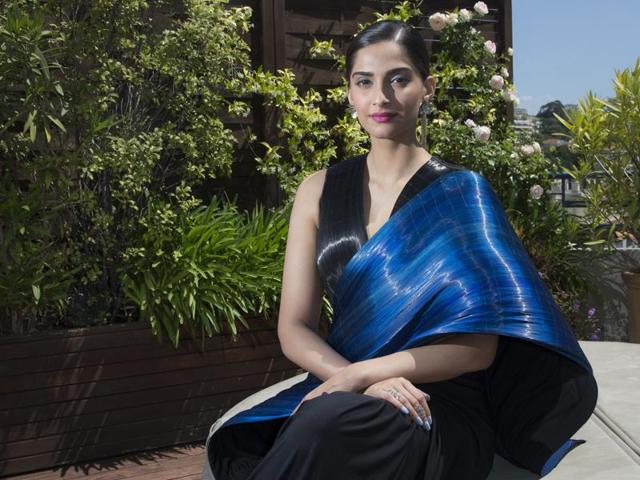 Sonam Kapoor before a press meet at the 69th international film festival, Cannes. (AP) Sonam Kapoor before a press meet at the 69th international film festival, Cannes. (AP)