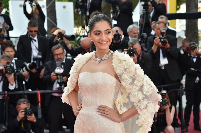 Sonam Kapoor on the red carpet for the screening of the film "Loving" at the 69th Cannes Film Festival in Cannes, southern France. (AFP) Sonam Kapoor on the red carpet for the screening of the film "Loving" at the 69th Cannes Film Festival in Cannes, southern France. (AFP)