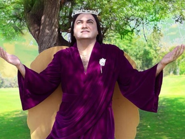 Taher Shah’s Making of Angel gives a pride of place to his angel wings and that tiara.