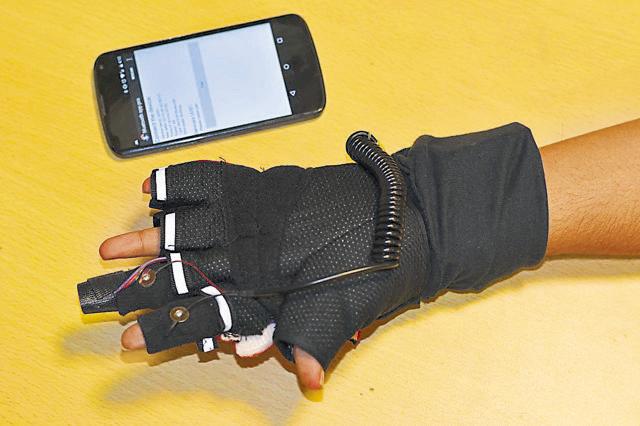 Epileptic patients can wear this glove and the portable gateway acts like a mini supercomputer personalised for the patient in a way that it understand his/her epilepsy type. (Handout Image)