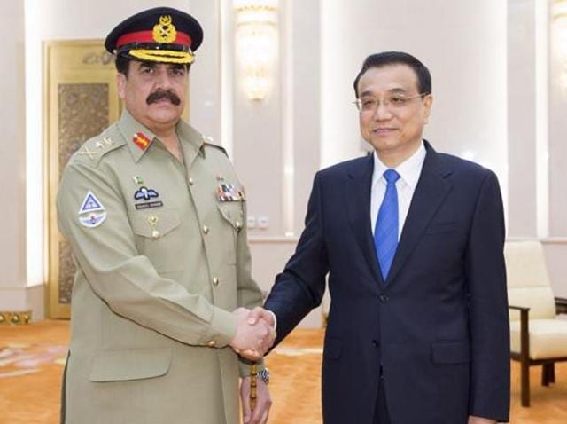 Pakistan Army chief Gen Raheel Sharif with Chinese Premier Li Keqiang.(State Council of China) Pakistan Army chief Gen Raheel Sharif with Chinese Premier Li Keqiang.(State Council of China)