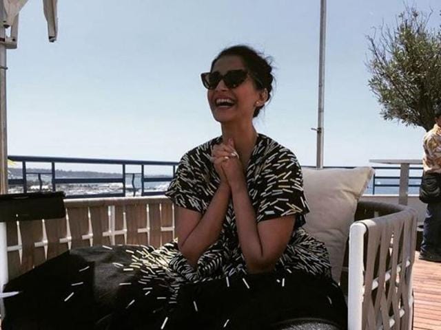 Sonam also wore a Ralph and Russo dress at a press meet at Cannes. (Instagram) 