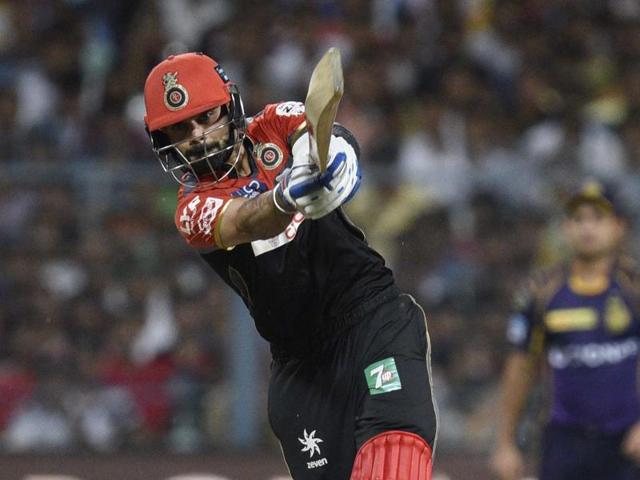 Virat Kohli made Kolkata Knight Riders work for their runs and then put on a commanding batting display with AB de Villiers to seal a nine-wicket victory at the Eden Gardens on Monday. (Prateek Choudhury/HT) Virat Kohli made Kolkata Knight Riders work for their runs and then put on a commanding batting display with AB de Villiers to seal a nine-wicket victory at the Eden Gardens on Monday. (Prateek Choudhury/HT)
