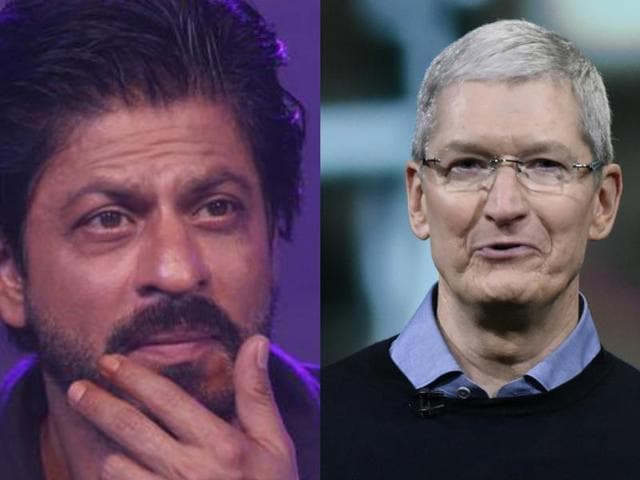 Shah Rukh Khan will host a dinner bash for Apple CEO Tim Cook at his bungalow, Mannat on Wednesday night. Shah Rukh Khan will host a dinner bash for Apple CEO Tim Cook at his bungalow, Mannat on Wednesday night.