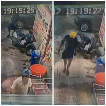 Footage captured by the CCTV cameras. (HT Photo)