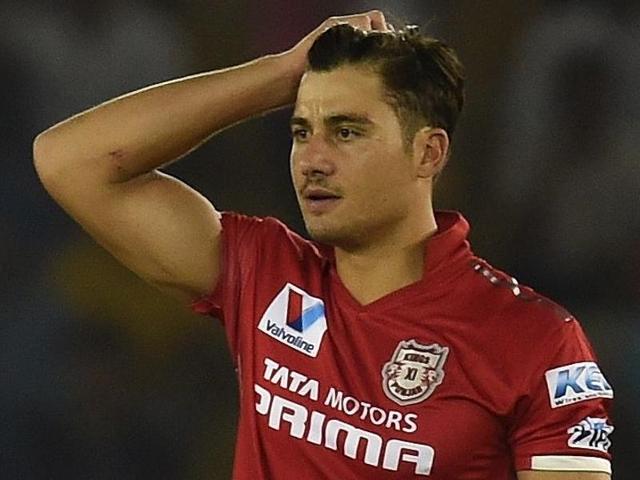 Kings XI Punjab bowler Marcus Stoinis during the 2016 Indian Premier League (IPL). (AFP Photo)
