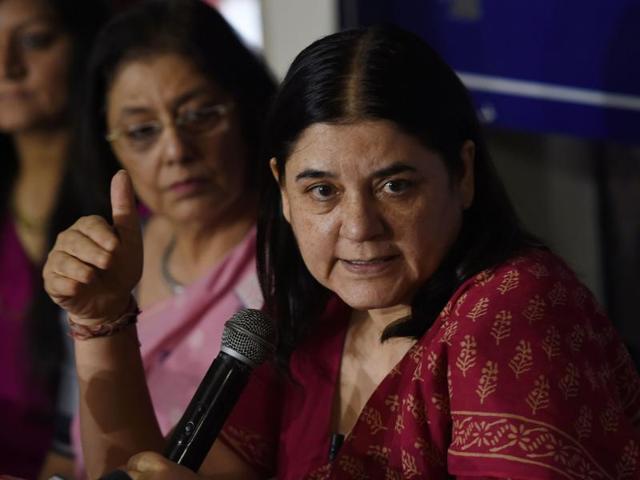 The most important part of the new national women policy is that it shifted from ‘just welfare’ to ‘welfare with heavy dose of rights’, the Union minister for women and child development Maneka Gandhi said.(AFP) The most important part of the new national women policy is that it shifted from ‘just welfare’ to ‘welfare with heavy dose of rights’, the Union minister for women and child development Maneka Gandhi said.(AFP)