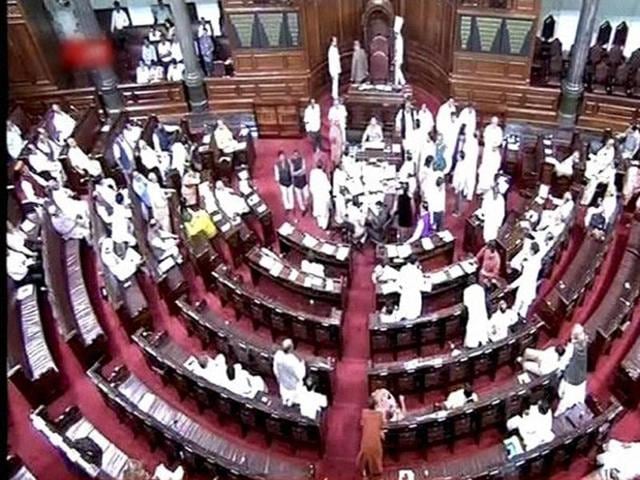 A view of the Rajya Sabha(PTI Photo)