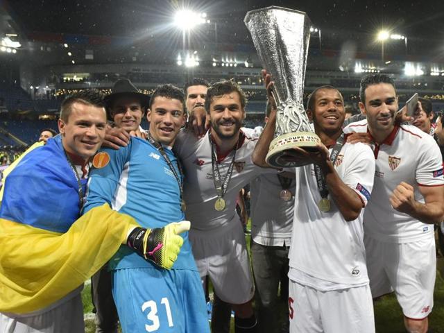 Sevilla Clinch 3rd Straight Europa League Title Beat Liverpool In Final Hindustan Times