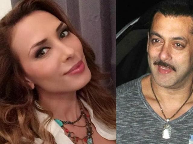 Salman recently made two public appearances with his rumoured girlfriend Iulia Vantur - first at Mumbai airport and later at the reception party of Preity Zinta.(Viral Bhayani)