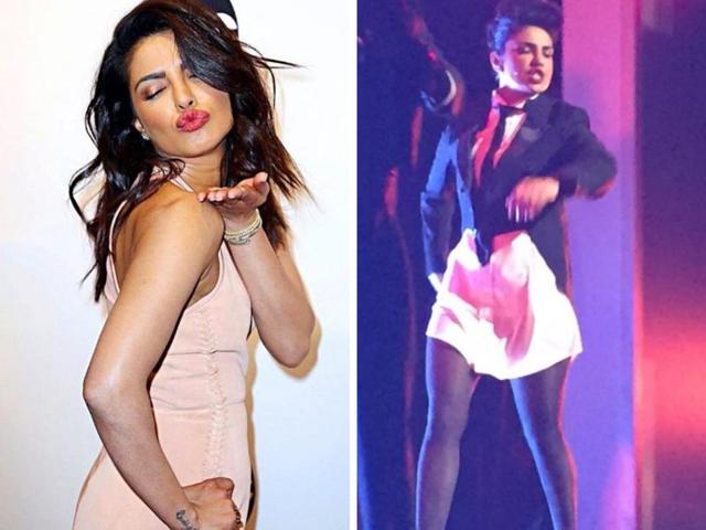 The actor wore three dress changes during her performance, rocking every one of them.