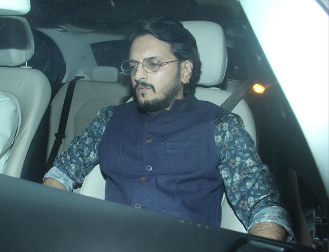 Dheeraj, Vilasrao Deshmukh’s son also attended the bash. (Yogen Shah/HT) 