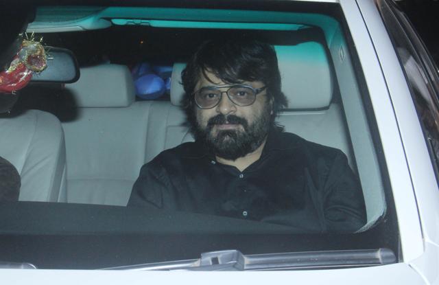Music composer Pritam arrives for the private dinner SRK hosted for Apple CEO Tim Cook. (Yogen Shah/HT) 