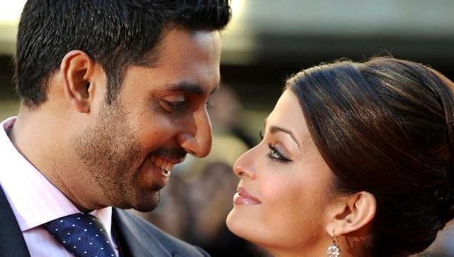 Aishwarya Rai Bachchan and Abhishek Bachchan at an event in London. (AFP Photo) Aishwarya Rai Bachchan and Abhishek Bachchan at an event in London. (AFP Photo)