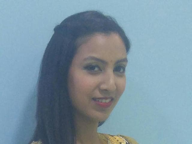 Vidhi Ghodgaonkar screened her first directorial short film ‘When I Met Myself’ at the Cannes Film Festival on Thursday. (HT photo) Vidhi Ghodgaonkar screened her first directorial short film ‘When I Met Myself’ at the Cannes Film Festival on Thursday. (HT photo)