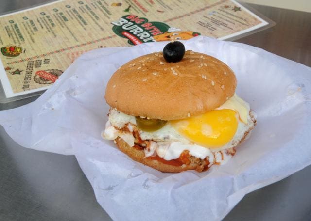 A burger by Big Bite Burrito Food Truck (HT file photo) A burger by Big Bite Burrito Food Truck (HT file photo)