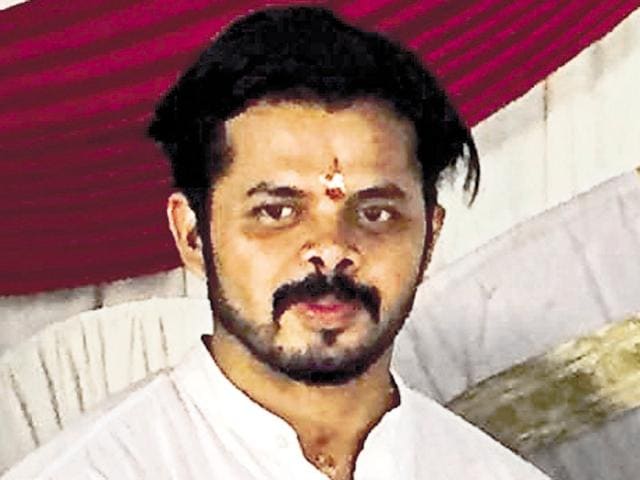 Former cricketer S Sreesanth had recently joined the BJP.(HT Photo)