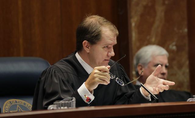 This Sept. 1, 2015 photo shows Texas Supreme Court justice Don Willett (AP file photo) This Sept. 1, 2015 photo shows Texas Supreme Court justice Don Willett (AP file photo)