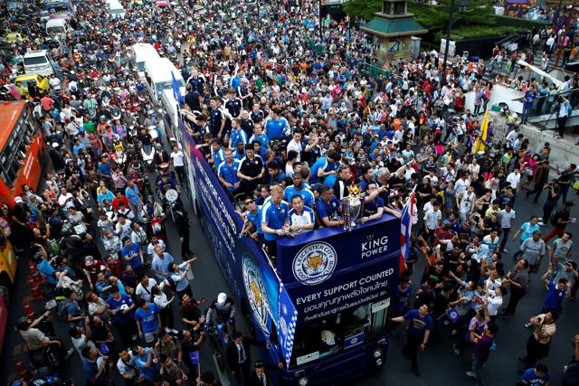 The parade ended up choking Bangkok’s streets. (REUTERS) The parade ended up choking Bangkok’s streets. (REUTERS)