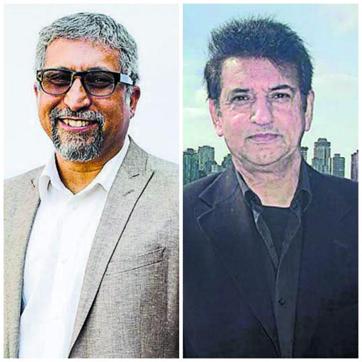 Ali Kazimi and Tariq Malik. (HT Photo)