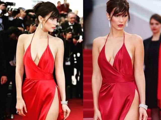 She looked incredible with a sleek updo and relatively natural make-up. (Instagram) She looked incredible with a sleek updo and relatively natural make-up. (Instagram)