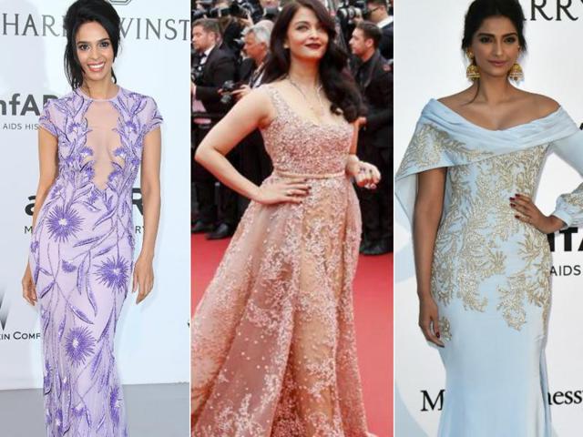 Among Bollywood celebrities, Aishwarya Rai Bachchan, Sonam Kapoor, and Mallika Sherawat have had the most-talked-about appearances at Cannes Film Festival this year. We bring to you glimpses of how they fared at the red carpet and beyond it at the French Riviera. (Agencies) Among Bollywood celebrities, Aishwarya Rai Bachchan, Sonam Kapoor, and Mallika Sherawat have had the most-talked-about appearances at Cannes Film Festival this year. We bring to you glimpses of how they fared at the red carpet and beyond it at the French Riviera. (Agencies)