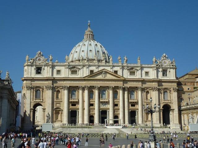 4. St. Peter’s Basilica, Vatican. It is an Italian Renaissance church in Vatican City, the papal enclave within the city of Rome. (AFP) 4. St. Peter’s Basilica, Vatican. It is an Italian Renaissance church in Vatican City, the papal enclave within the city of Rome. (AFP)