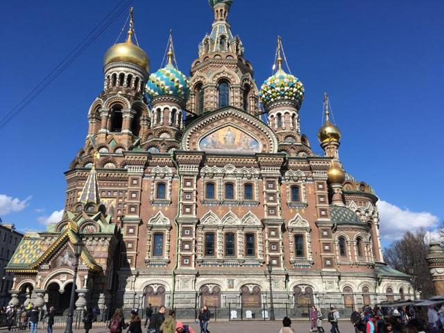 7. Church of the Savior on Spilt Blood, St. Petersburg, Russia. This marvellous Russian-style church was built on the spot where Emperor Alexander II was assassinated in March 1881. (AFP) 7. Church of the Savior on Spilt Blood, St. Petersburg, Russia. This marvellous Russian-style church was built on the spot where Emperor Alexander II was assassinated in March 1881. (AFP)