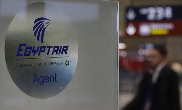 A man passes the EgyptAir desk at Charles de Gaulle airport. (Reuters) A man passes the EgyptAir desk at Charles de Gaulle airport. (Reuters)