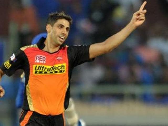 Seasoned India pacer, Ashish Nehra, impressed both as a bowler and mentor for Sunrisers Hyderabad, whose pace attack played a crucial role in their victory over Royal Challengers Bangalore in the IPL final on May 29. (AFP) Seasoned India pacer, Ashish Nehra, impressed both as a bowler and mentor for Sunrisers Hyderabad, whose pace attack played a crucial role in their victory over Royal Challengers Bangalore in the IPL final on May 29. (AFP)