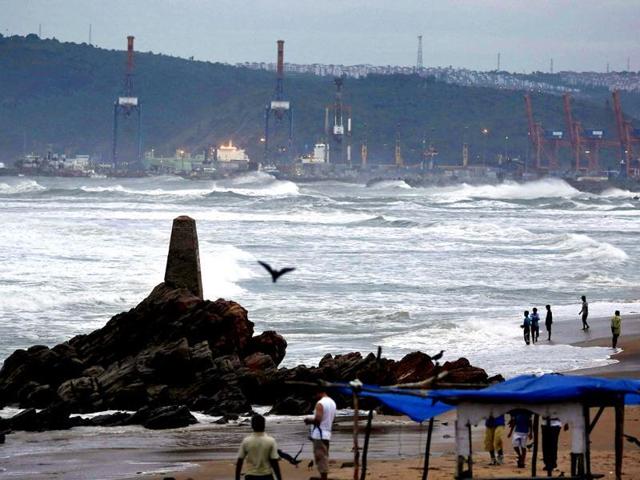 Heavy rainfall has been battering northern coastal districts of Andhra Pradesh. Visakhapatnam is expected to receive about 21 cms of rain in the next 24 hours. (Reuters) Heavy rainfall has been battering northern coastal districts of Andhra Pradesh. Visakhapatnam is expected to receive about 21 cms of rain in the next 24 hours. (Reuters)