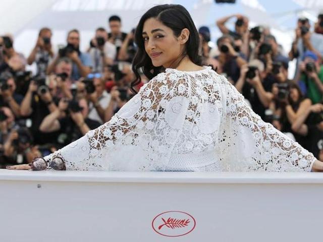 Golshifteh Farahani poses during a photocall for the film Paterson at the 69th Cannes Film Festival in Cannes.(REUTERS)