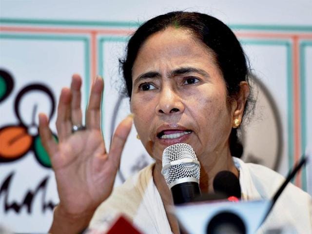 In all her blue chappal, broken English, mangled pronunciation, Youtube video glory, Didi is now what Bengal is synonymous with outside the republic of south Kolkata.(PTI)