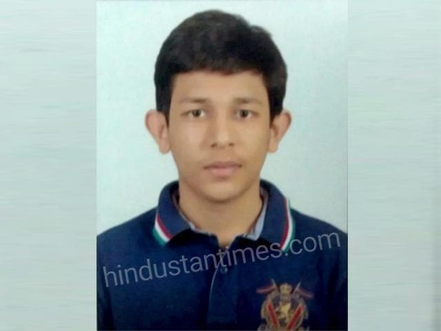 Ayush scored 98.4%, highest in Jaipur (HT photo)