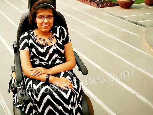 Mudita Jagota topped CBSE Class 12 exam in differently-abled category. (Facebook)