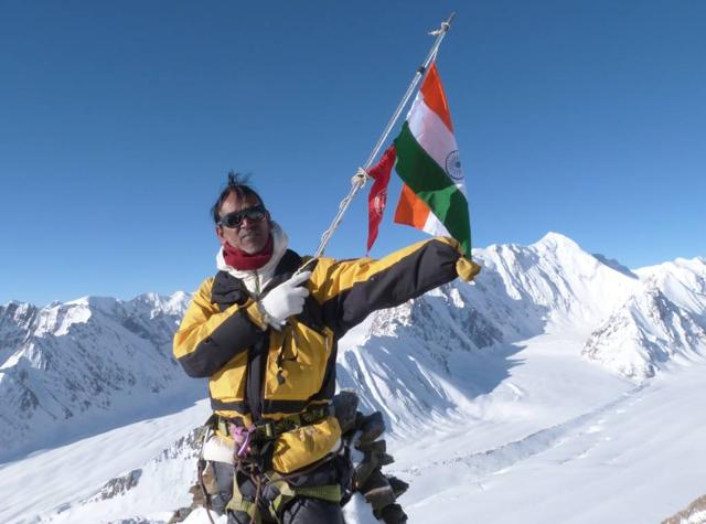 A file photo of Paresh Nath who has gone missing during his ascent to Mt Everest.