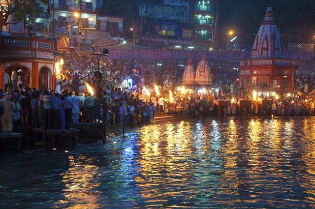 Photographers and tourists — local and international — are known to gather at Haridwar every evening for the renowned Ganga aarti. (iStock) Photographers and tourists — local and international — are known to gather at Haridwar every evening for the renowned Ganga aarti. (iStock)