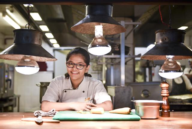 Shradda Tayade is a chef at The Bombay Canteen in Mumbai, co-owned by Sameer Seth. ‘I had no conception of the professional kitchen being a ‘male’ area,’ says Seth, a former banker. ‘We set the tone early on and everyone is treated equal.’ (Aalok Soni/HT Photo) Shradda Tayade is a chef at The Bombay Canteen in Mumbai, co-owned by Sameer Seth. ‘I had no conception of the professional kitchen being a ‘male’ area,’ says Seth, a former banker. ‘We set the tone early on and everyone is treated equal.’ (Aalok Soni/HT Photo)