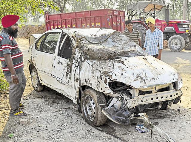 In contrast to the general perception, police have concluded that Gurinder Singh, 25, who got killed on Thursday evening after a car plunged into Sidhwan Canal, was not behind the wheels. (HT File Photo) In contrast to the general perception, police have concluded that Gurinder Singh, 25, who got killed on Thursday evening after a car plunged into Sidhwan Canal, was not behind the wheels. (HT File Photo)