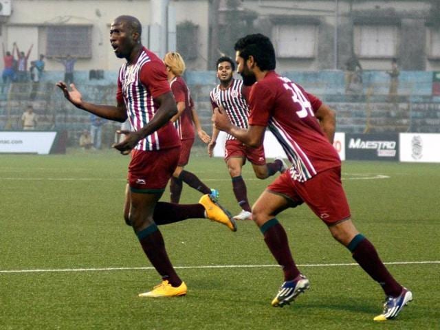 Mohun Bagan’s 14th Fed Cup, the most by any club in the country in the prestigious tournament, will give them the right to play in the AFC Cup. (Prateek Choudhury/HT Photo)