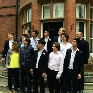 Is it a bird, is it a plane? No it’s Aryan Khan graduating school. (Instagram)