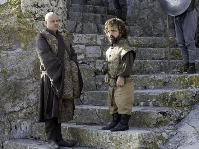 Hopefully Varys is supporting Tyrion’s plan to work with the slave masters. (HBO)