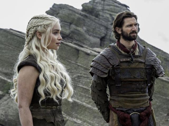 Khaleesi is back with the gang after last week’s grand win over the Khals. (HBO)