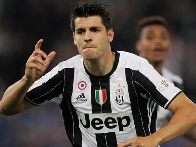 Alvaro Morata scored the winner for Juventus in the Italian Cup final. (AFP Photo) Alvaro Morata scored the winner for Juventus in the Italian Cup final. (AFP Photo)