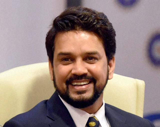Anurag Thakur, newly-elected president of Board of Control for Cricket in India (BCCI), is the second-youngest to hold the post. (REUTERS) Anurag Thakur, newly-elected president of Board of Control for Cricket in India (BCCI), is the second-youngest to hold the post. (REUTERS)