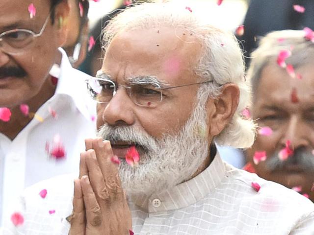 Prime Minister Narendra Modi (Sanjeev Verma/HT Photo) Prime Minister Narendra Modi (Sanjeev Verma/HT Photo)