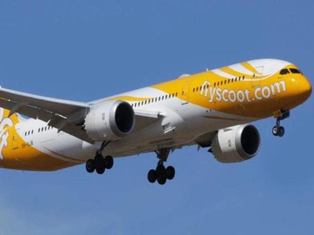 The first Scoot flight will land at Amritsar around 1pm on Tuesday and return flight will take off around 2.10pm.(Photo: Livemint) The first Scoot flight will land at Amritsar around 1pm on Tuesday and return flight will take off around 2.10pm.(Photo: Livemint)