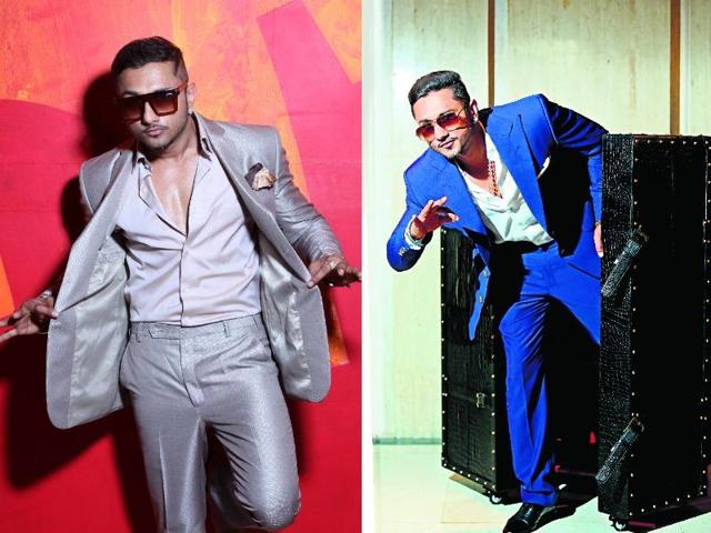Yo Yo Honey Singh’s style is oh-so-cool. He loves his baggy pants as much as his tuxedos and can even pull off suits like a pro. (File Photo and Raajessh Kashyap/ HT Photo)